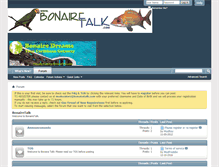 Tablet Screenshot of bonairetalk.com